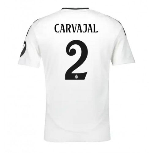 Moški Nogometni dresi Real Madrid Daniel Carvajal #2 Domači 2024-25 Kratek Rokav